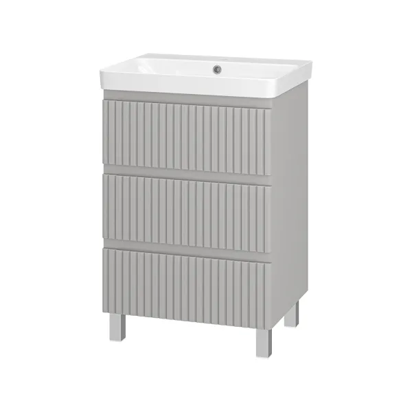 Напольная тумба под раковину Brevita Victory 60 УТ000023620 серый