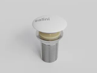 Донный клапан для раковины Salini S-Stone 16131WM D 501 белый матовый Донный клапан для раковины Salini S-Stone 16131WM D 501 белый матовый