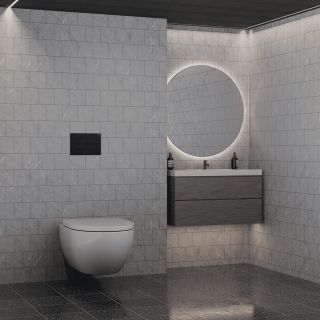Клавиша смыва RIVO Touch Lux 301005 чёрный матовый