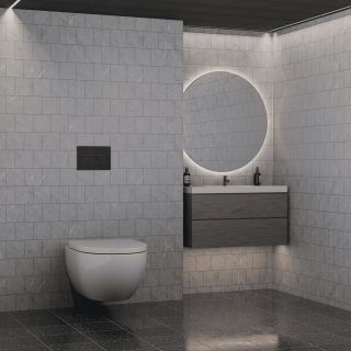 Клавиша смыва RIVO Touch Lux 301006 чёрный