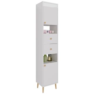 Пенал Dreja Luno 99.2034 35 см белый