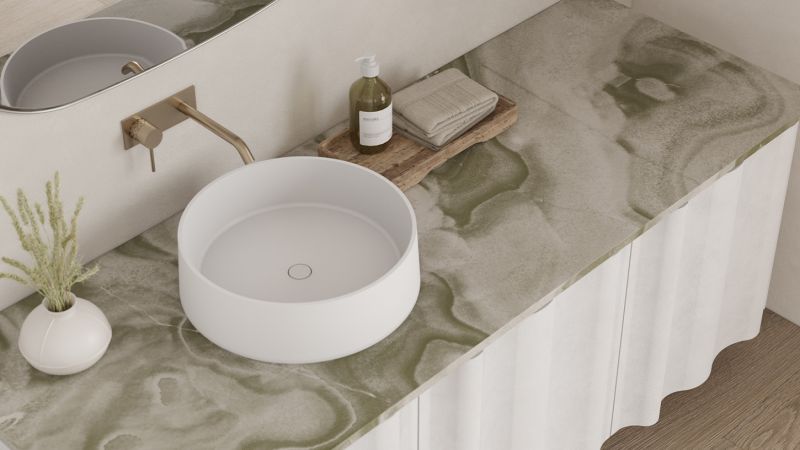 Накладная раковина Salini Gloria 01 S-Stone 1102201M 44см белый матовый Накладная раковина Salini Gloria 01 S-Stone 1102201M 44см белый матовый