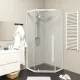 Душевой уголок Cerutti SPA C3AW 90x90см белый