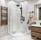 Душевой уголок Cerutti SPA C3AW 90x90см белый