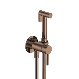 Гигиенический душ AQUAme Siena AQM6217BC со смесителем медь брашированная