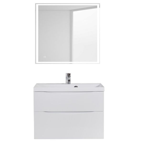 Тумба под раковину BelBagno Marino 80см Bianco Lucido MARINO-H60-800-2C-SO-BL-P