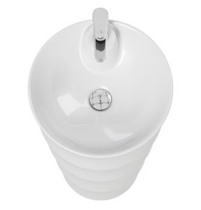 Раковина напольная Laguraty 212 B 42x83см белый