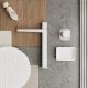 Смеситель для раковины WasserKRAFT Saale 9503H белый матовый