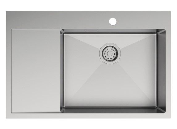 Кухонная мойка IDDIS Haze HAZ78SRi77 правая 78см сталь