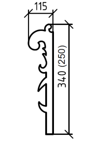 Ножки Armadi Art AJUR nova золото, h25 (пара)