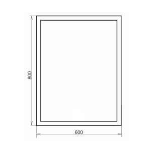 Зеркало Comforty Гиацинт 00-00005262 60х80 см