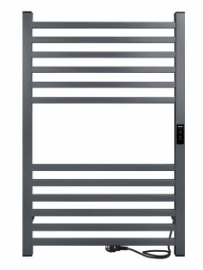Полотенцесушитель электрический Indigo Attic LСLATCE80-50MGRt 80x50 см серый матовый
