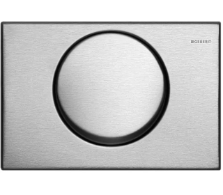 Кнопка смыва Geberit Delta 10 115.108.00.1 старт/стоп нержавеющая сталь