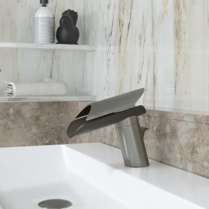 Смеситель для раковины Paini Morgana 73PW211LZ никель/тёмное дерево