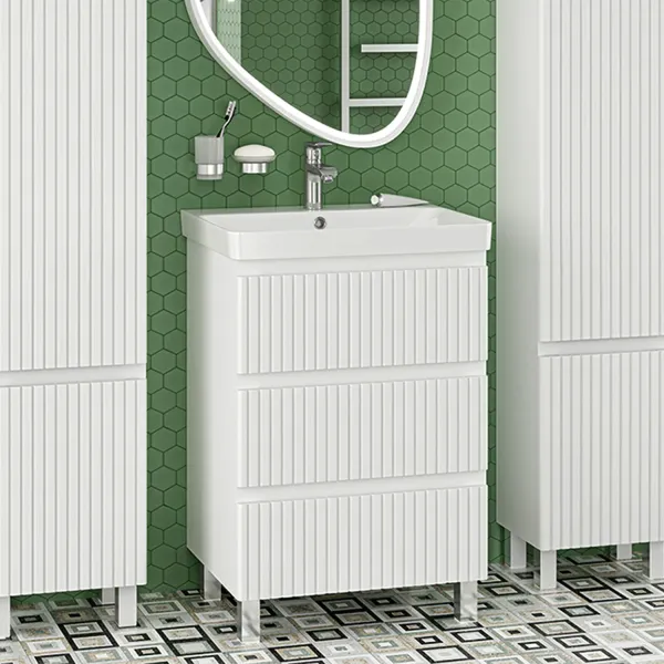 Подвесная тумба под раковину Brevita Victory 105 УТ000024308 белый