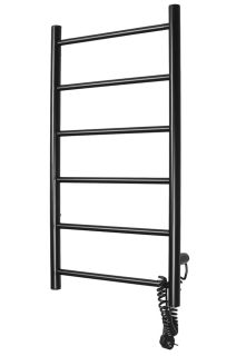Полотенцесушитель электрический Domoterm Классик DMT 109-6 40x81 EK R чёрный Полотенцесушитель электрический Domoterm Классик DMT 109-6 40x81 EK R чёрный