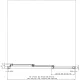 Душевая дверь Ravak Supernova ASDP3-110 00VD03R2Z1 110 см профиль чёрный стекло Transparent