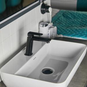 Смеситель для раковины Paini Nove 09PZ211MESR чёрный матовый