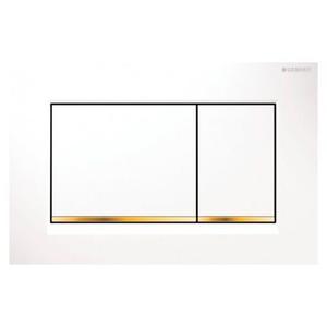 Кнопка смыва Geberit sigma 30 115.883.KK.1 белый/золото