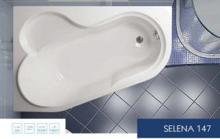 Акриловая ванна VagnerPlast Selena VPBA141SEL3LE-04 левая 147x100см белый Акриловая ванна VagnerPlast Selena VPBA141SEL3LE-04 левая 147x100см белый