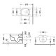 Унитаз Duravit ME by Starck 45290900A1 подвесной белый