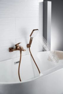 Смеситель для ванны Knotlor KN-22/RB, бронза