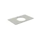 Столешница для полувстраиваемых раковин Kerama Marazzi Про Чементо KM6012G0501RP80Ic2 80 см серый светлый натуральный