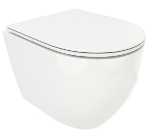Подвесной унитаз Cerutti SPA Ticino Aria CT8911 безободковый белый