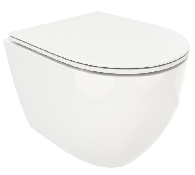 Подвесной унитаз Cerutti SPA Ticino Aria CT8911 безободковый белый