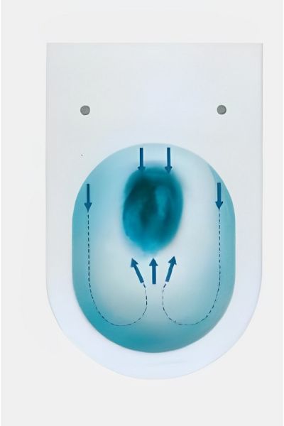 Подвесной унитаз Cerutti SPA Ticino Aria CT8911 безободковый белый
