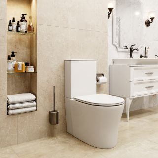 Унитаз-компакт Cerutti SPA Santa CT8916 безободковый белый