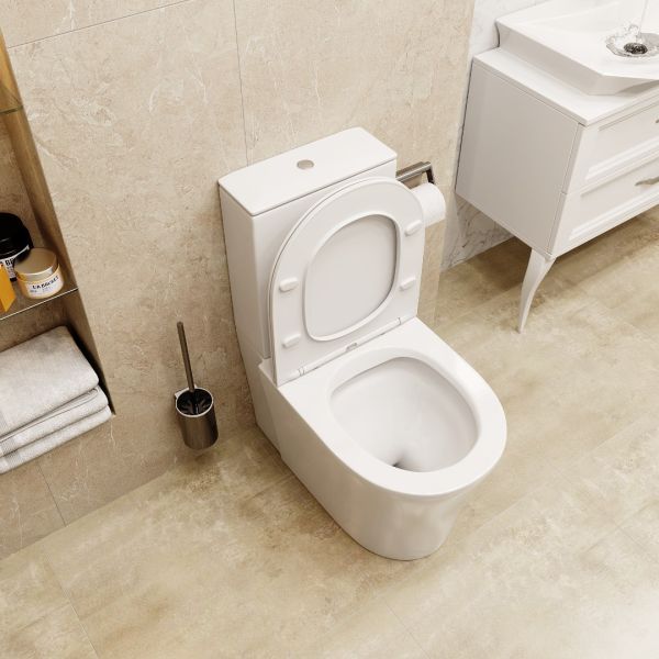Унитаз-компакт Cerutti SPA Santa CT8916 безободковый белый