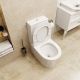 Унитаз-компакт Cerutti SPA Santa CT8916 безободковый белый