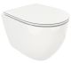 Подвесной унитаз Cerutti SPA Ticino Aria MW CT8917 безободковый белый матовый