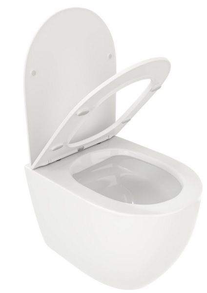 Подвесной унитаз Cerutti SPA Ticino Aria MW CT8917 безободковый белый матовый