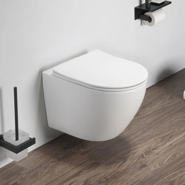 Подвесной унитаз Cerutti SPA Ticino Aria MW CT8917 безободковый белый матовый