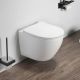 Подвесной унитаз Cerutti SPA Ticino Aria MW CT8917 безободковый белый матовый