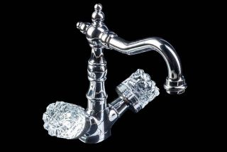 Смеситель для раковины Boheme Crystal хром 272-CRST