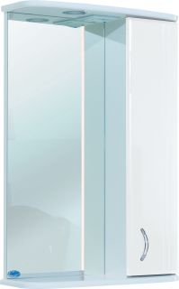 Зеркало-шкаф с подсветкой Bellezza Астра 55см правый белый 00000001999 Зеркало-шкаф с подсветкой Bellezza Астра 55см правый белый 00000001999