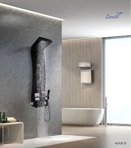 Душевая панель Cerutti SPA Adige B чёрный СТ8980