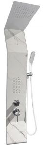 Душевая панель Cerutti SPA Bernina MW белый мрамор СТ8981