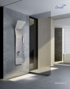Душевая панель Cerutti SPA Bernina S серебро СТ8983