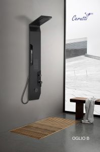 Душевая панель Cerutti SPA Oglio B чёрный СТ8987