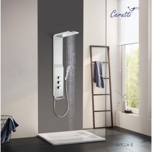 Душевая панель Cerutti SPA Sella S серебро СТ8990