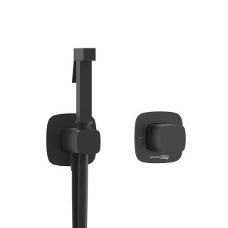 Гигиенический душ со смесителем WasserKRAFT Nuthe A9151.327.241.212 чёрный матовый