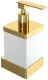 Дозатор Boheme Qubic 10727-G золото