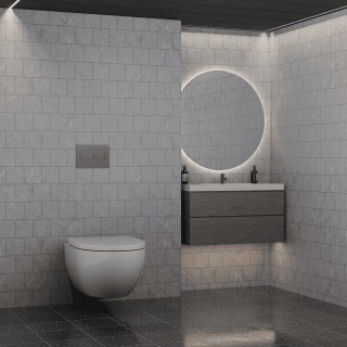 Клавиша смыва RIVO Touch Lux 301001 хром матовый