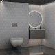 Клавиша смыва RIVO Touch Lux 301001 хром матовый