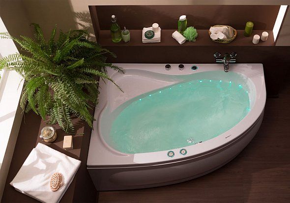 Акриловая ванна Aquanet Luna 155x100 L