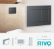 Клавиша смыва RIVO Touch Line 302001 хром матовый